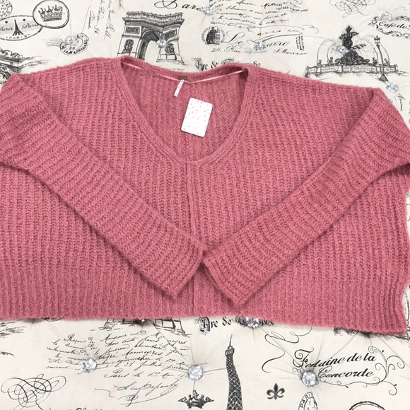 Free People Moonbeam V-Neck Sweater - Picture 3 of 8
